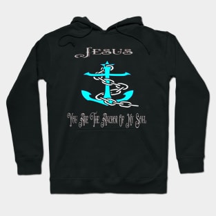 Jesus My Anchor Design Hoodie